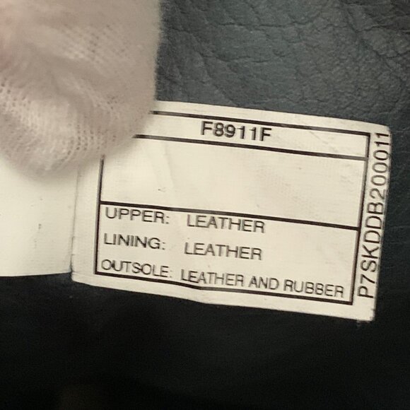 UGG Australia 3184 Women's Black Leather Knee High Side Partial Zip Boots - Picture 12 of 16